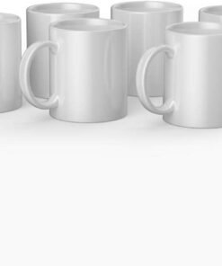 Cricut Beveled Blank Mug Decorating Set Six Count