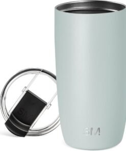Simple Modern Travel Coffee Mug with Lid Green