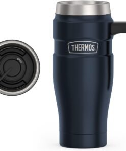 Stainless Steel Travel Mug with Handle 16oz