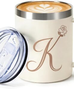 Personalized Insulated Stainless Steel Coffee Mug with Lid
