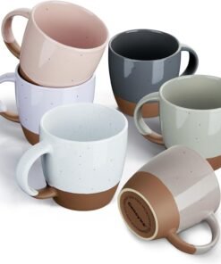 Morandi Ceramic Coffee Mug Set of 6