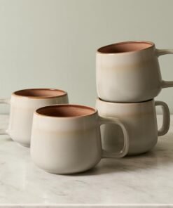 Ava Nord Stoneware Coffee Mugs Set of 4