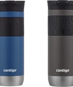 Insulated Stainless Steel Travel Mugs Leak Proof 2 Pack