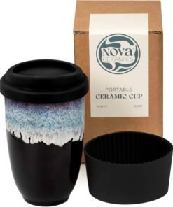 12oz Safe Travel Coffee Mug with Lid