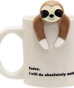 Funny Sloth Coffee Mug Gift for Coworkers