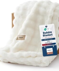 Soft Cloud Bubble Blanket Cozy Throw