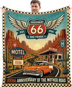 Wxiben Retro 60x50 Throw Blanket Gift